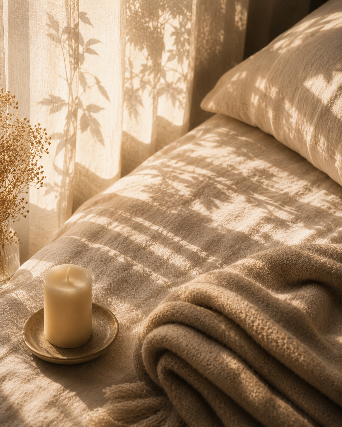 Warm, reassuring imagery for a first-time guide to personal wellness products