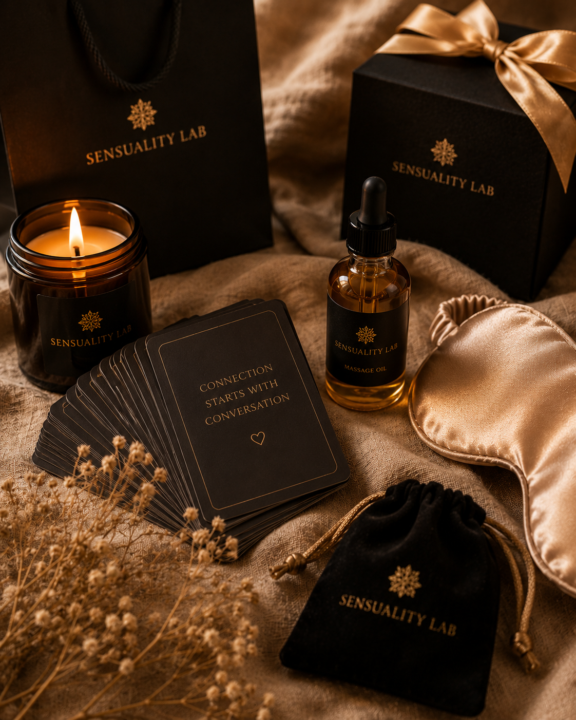 Elegant romantic gift styling for intimacy gifts for couples that feel thoughtful and trust-building