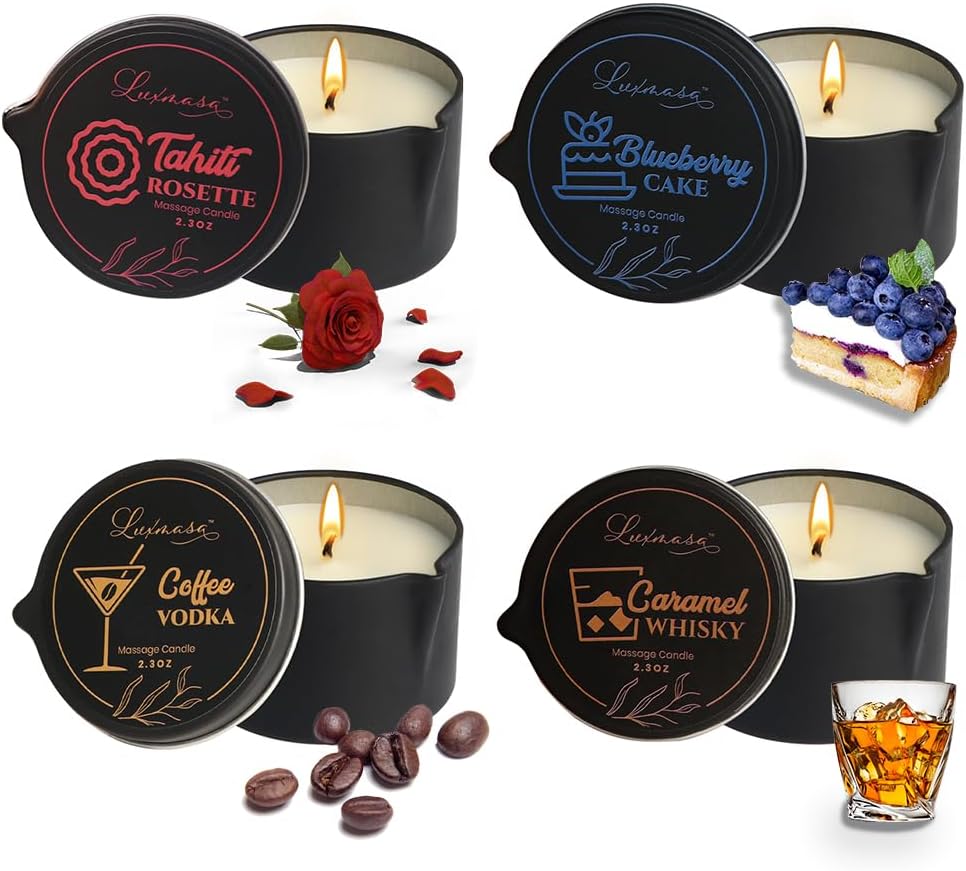 Massage Oil Candles Set